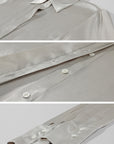 0122stepll Afterglow Sculpted Satin Shirt