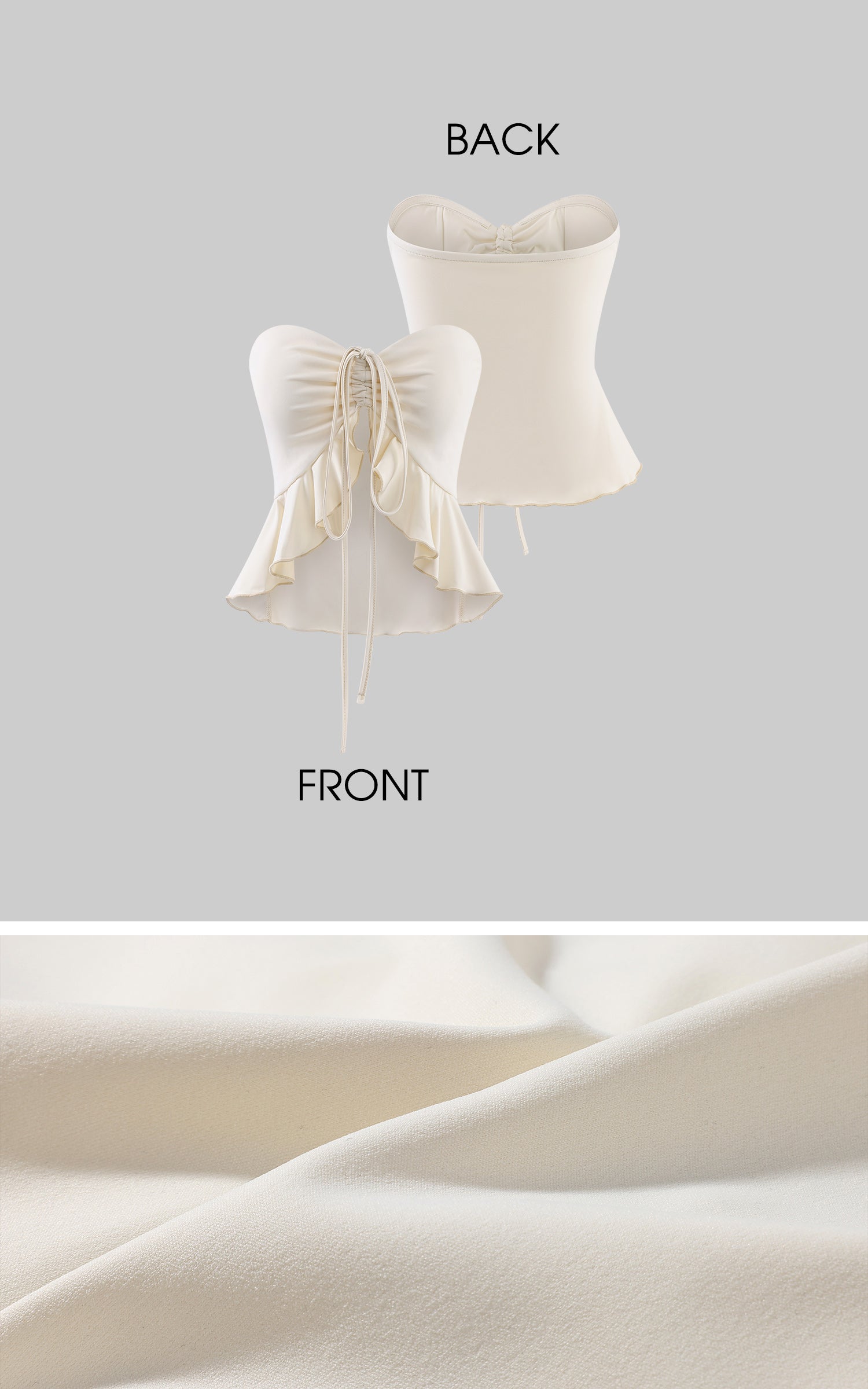 Rase Le Sol Echoes of the Tide Ruffle Three-Piece Swim Set