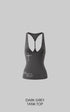 Rase le sol Cross-Print Twisted Back Tank Top - PINKPARKS