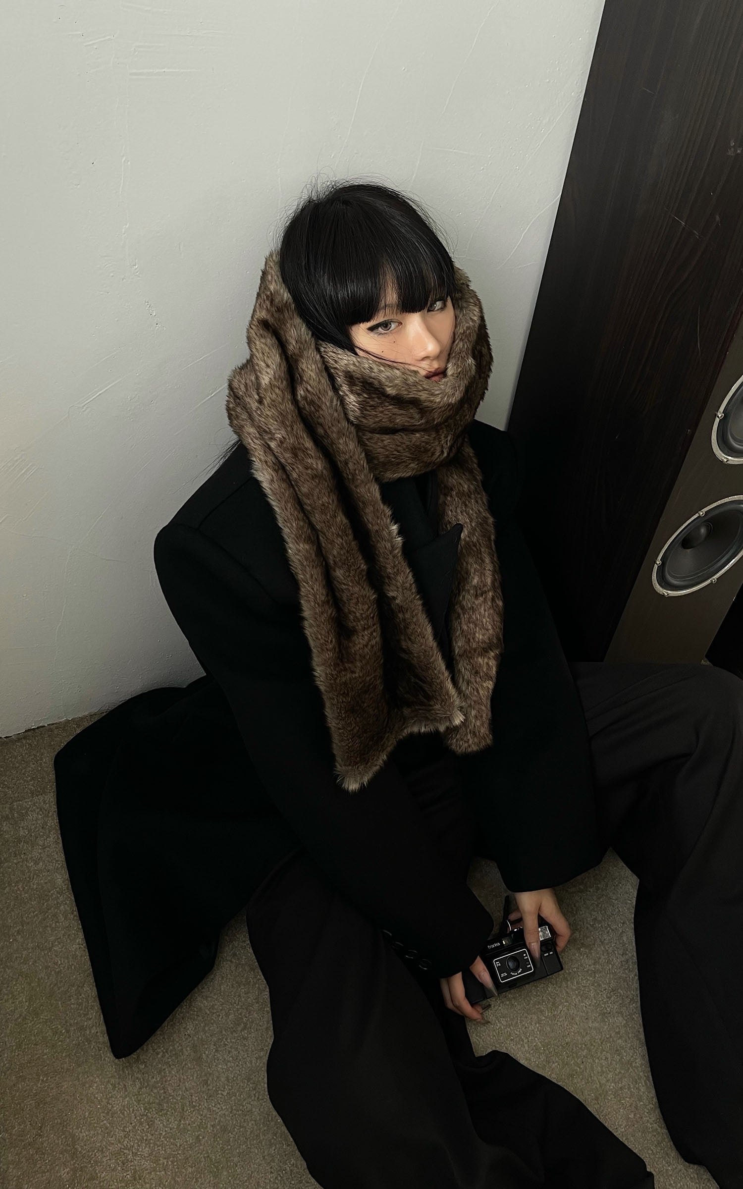 0122stepll Faux Fur Scarf