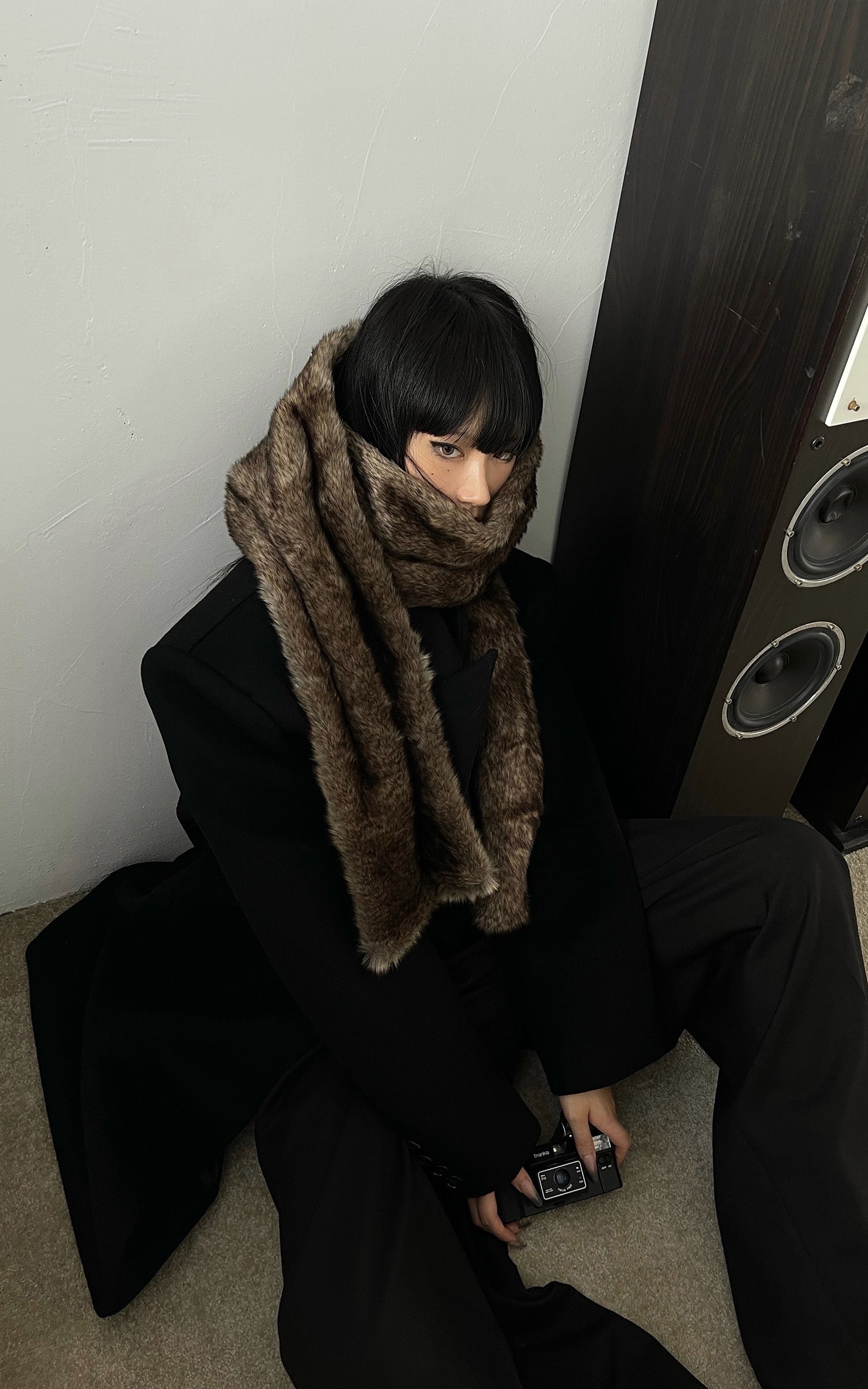0122stepll Faux Fur Scarf