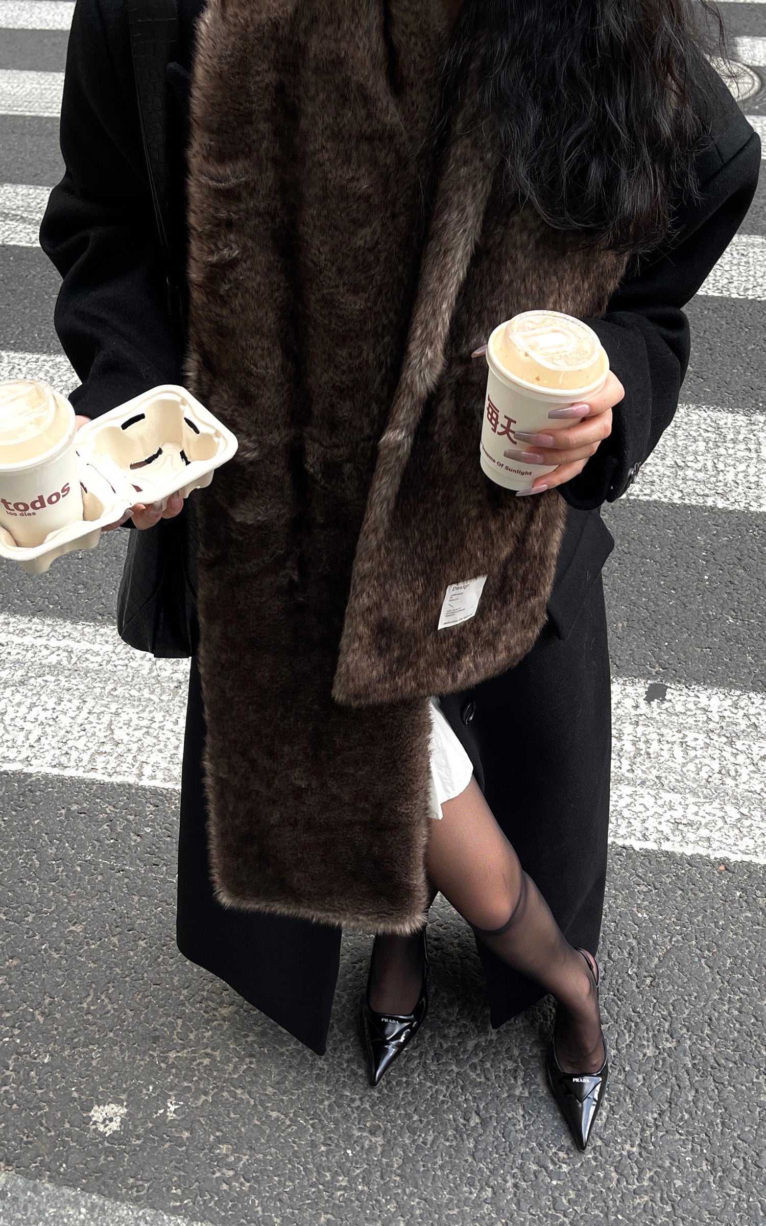 0122stepll Faux Fur Scarf