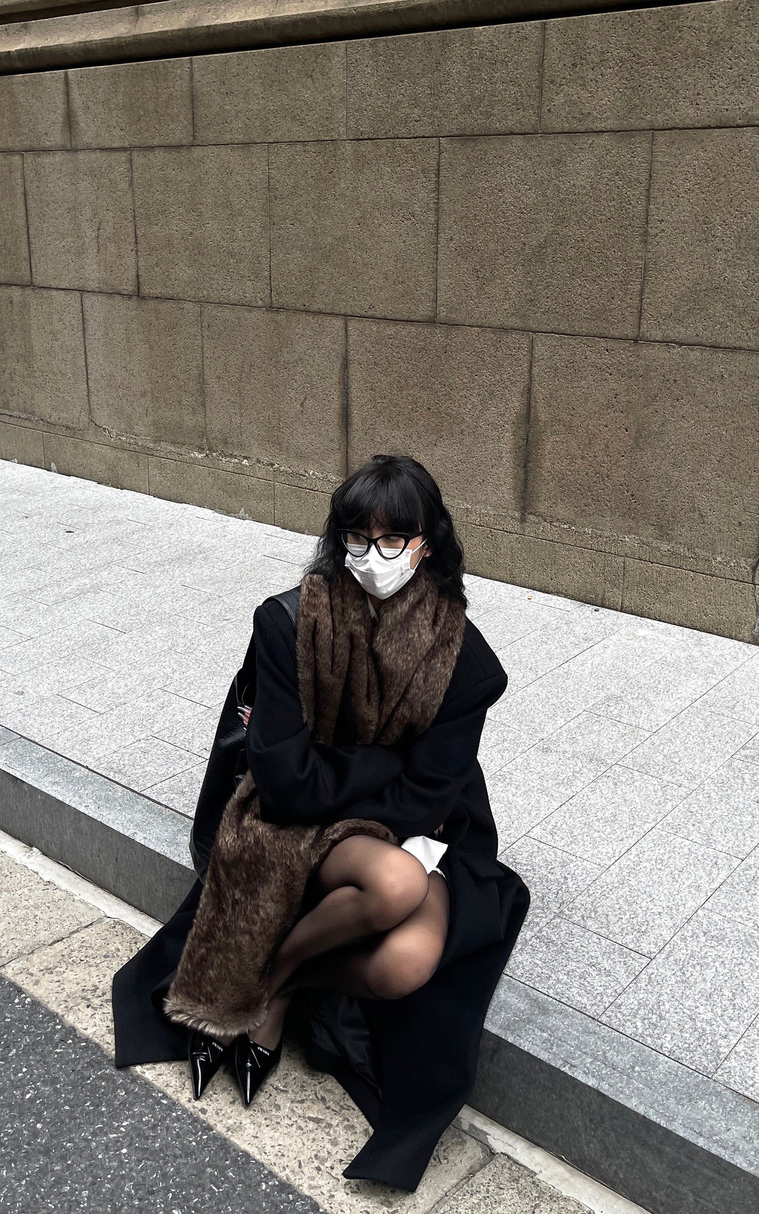0122stepll Faux Fur Scarf