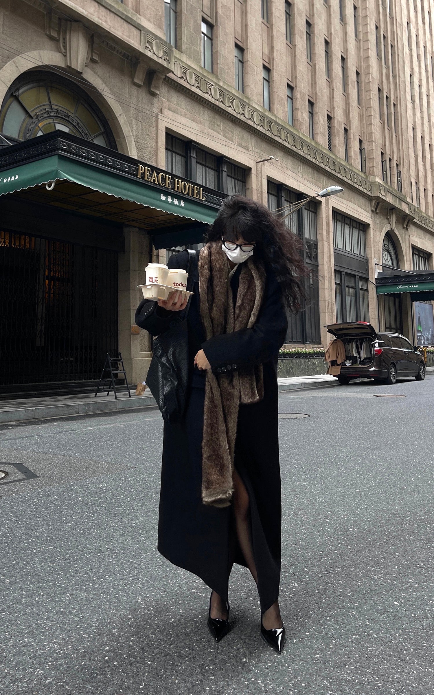 0122stepll Faux Fur Scarf