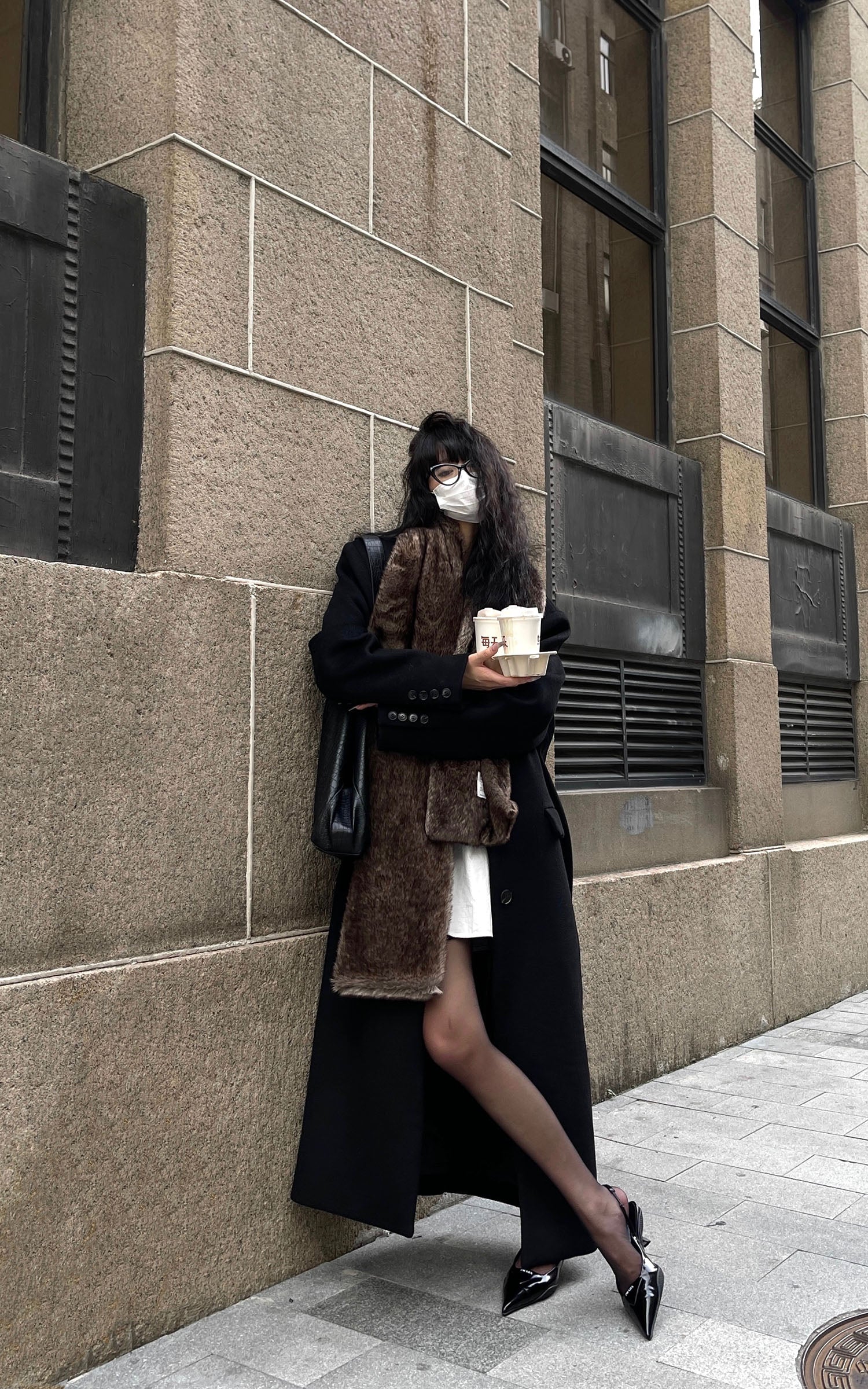 0122stepll Faux Fur Scarf