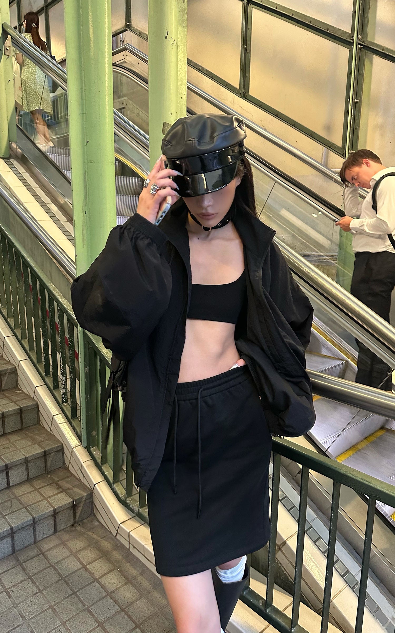 0122stepll Veste utilitaire légère en nylon