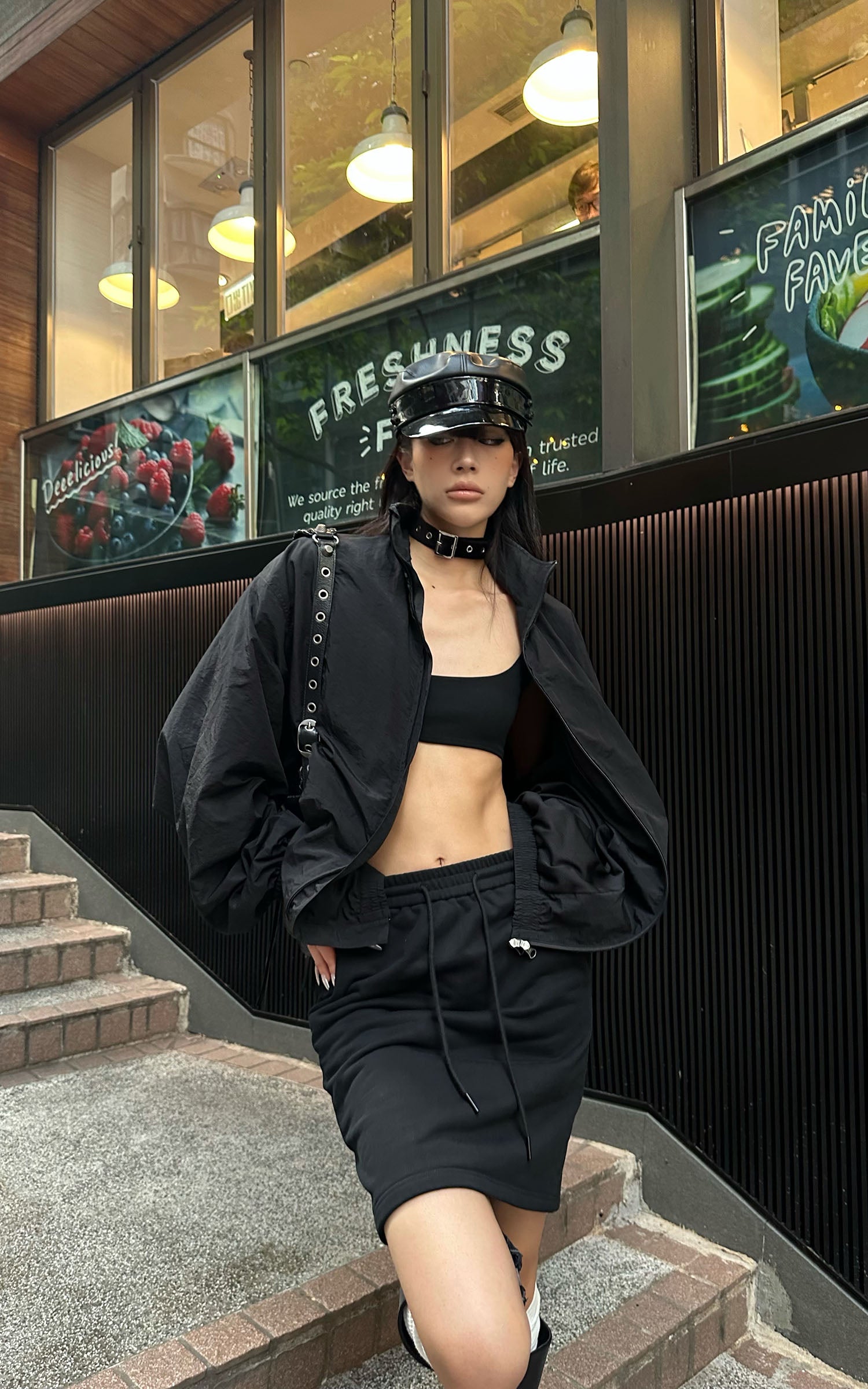 0122stepll Veste utilitaire légère en nylon