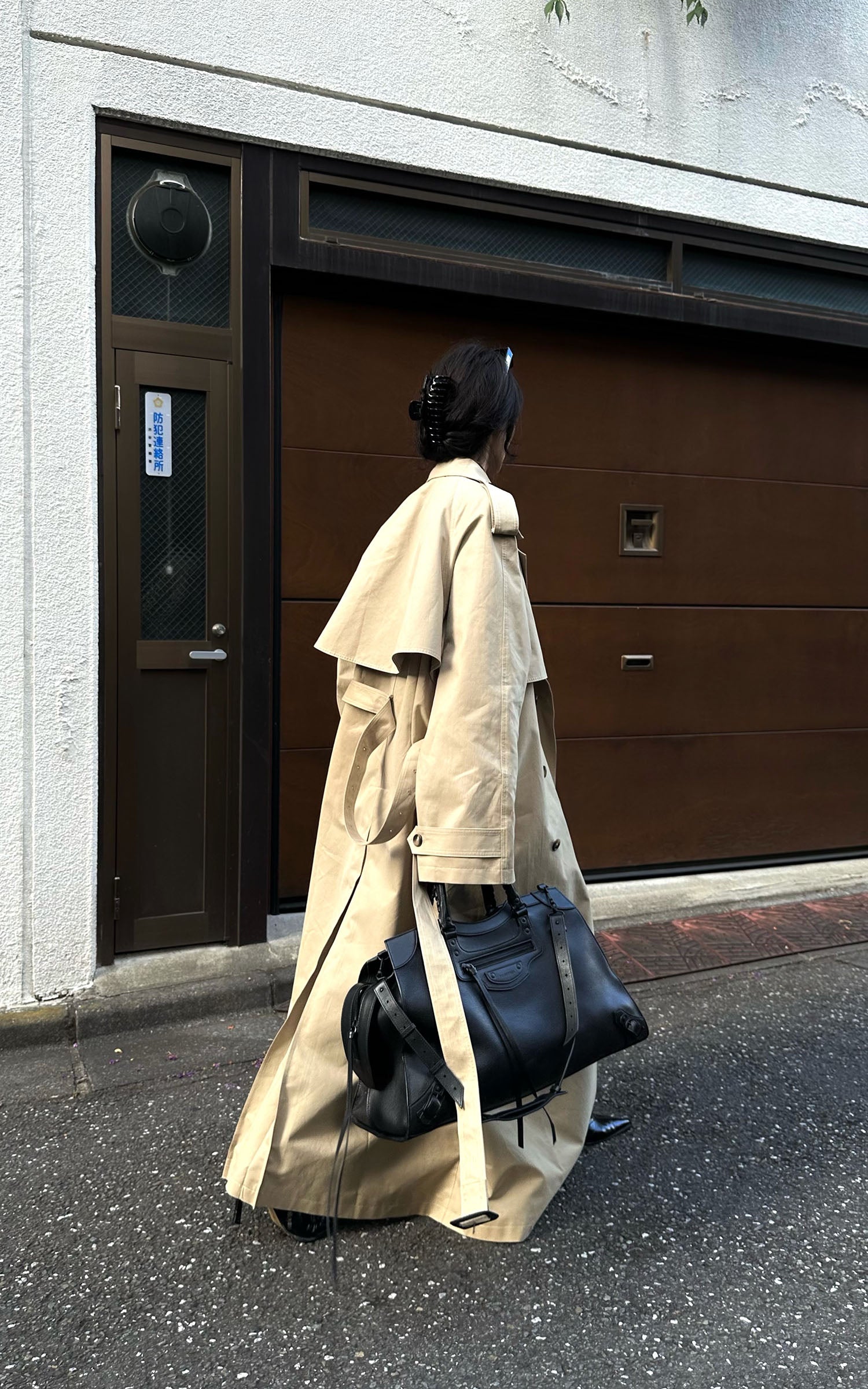0122stepll Oversized Trench Coat