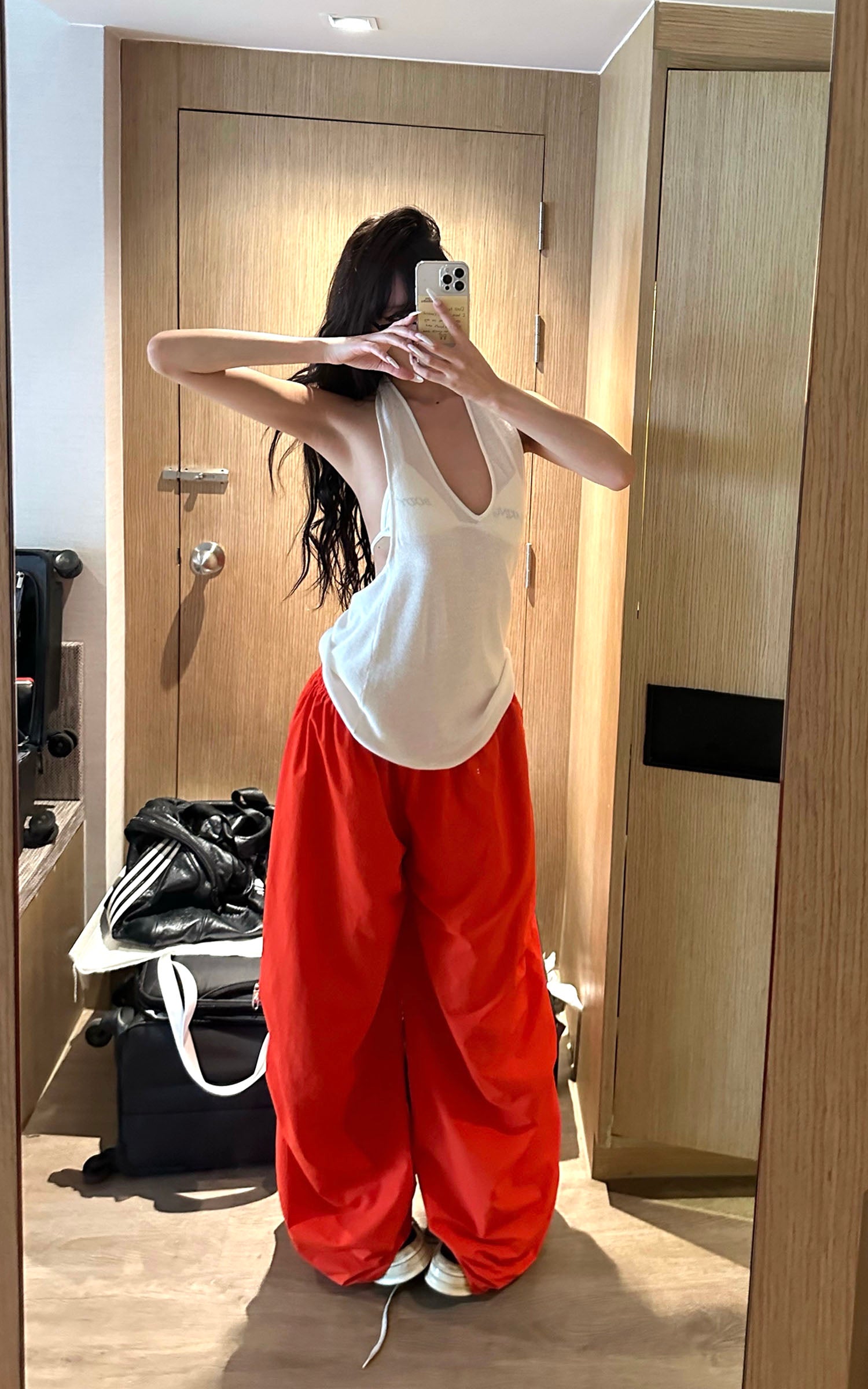 0122stepll 릴랙스 와이드 레그 팬츠