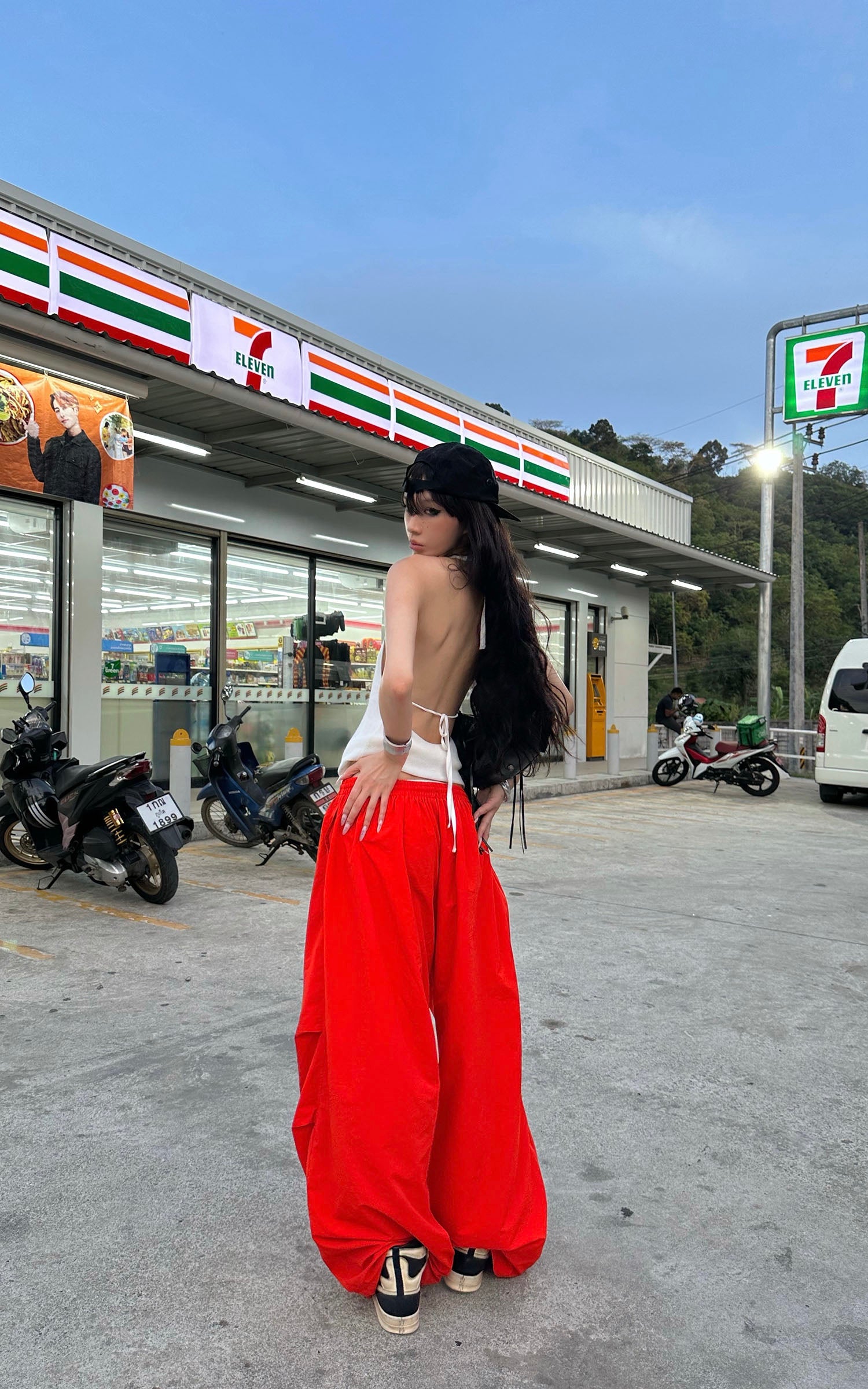 0122stepll 릴랙스 와이드 레그 팬츠