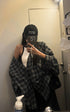WARDEN EDGE Oversized Plaid Shirt Jacket - PINKPARKS