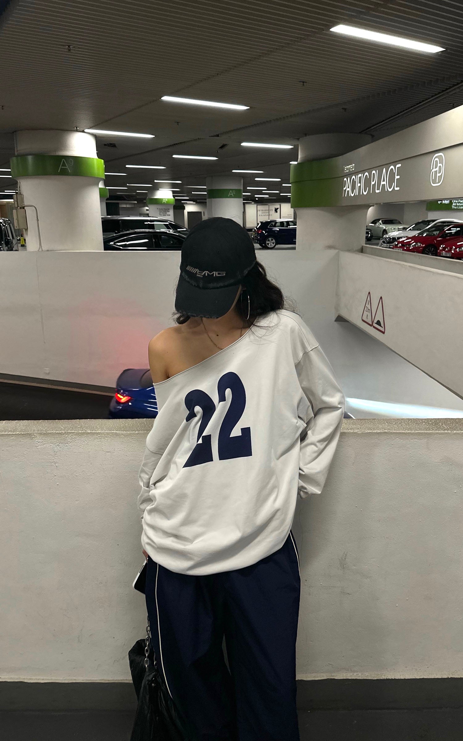 0122stepll Sweat-shirt américain à épaules dénudées