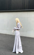 Rase le sol Hooded Cardigan, Tank Top and Fishtail Skirt Set - PINKPARKS