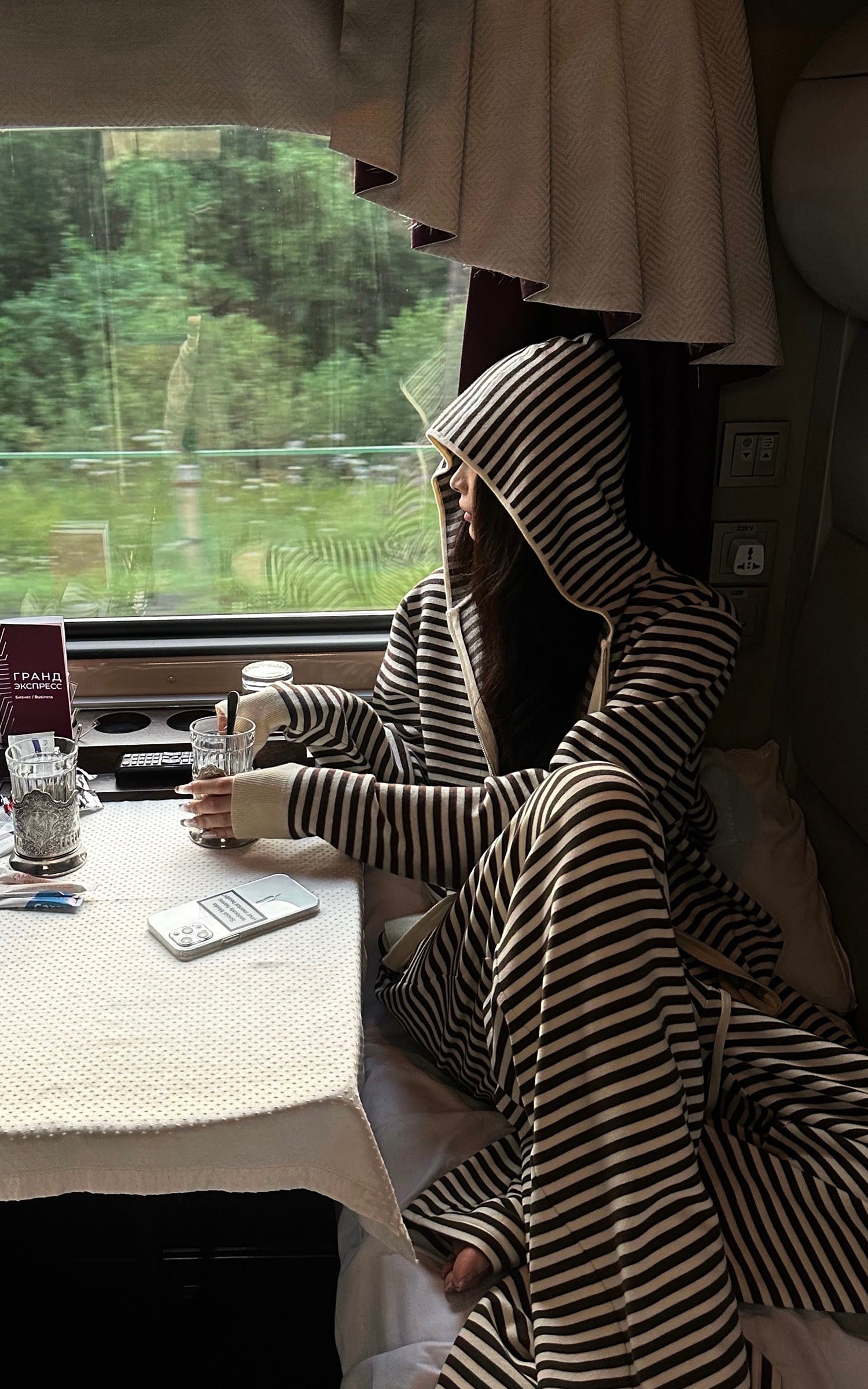 0122stepll 스트라이프 탑, 나시 &amp; 팬츠 3피스 세트