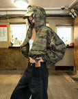 0122stepll Camo Zip-Up Hooded Sweatshirt