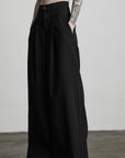 DOINDULGE Tailored Wide-Leg Trousers
