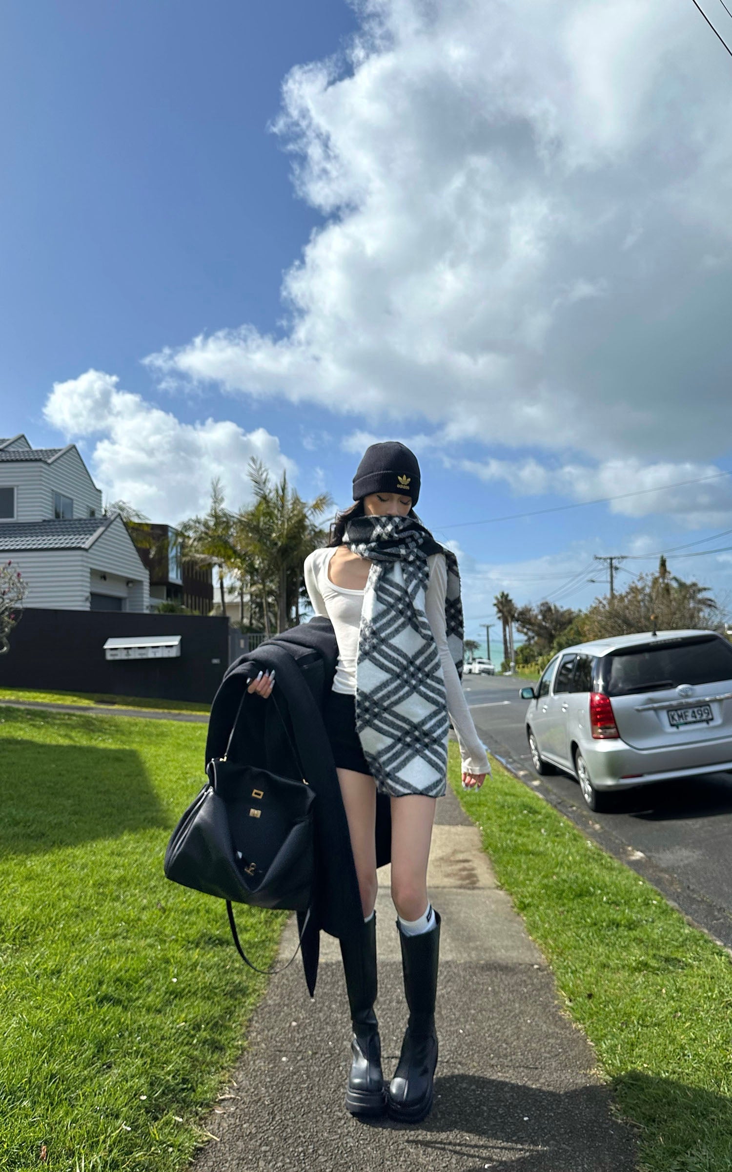 0122stepll Cropped Inner Layer Long Sleeve T-Shirt