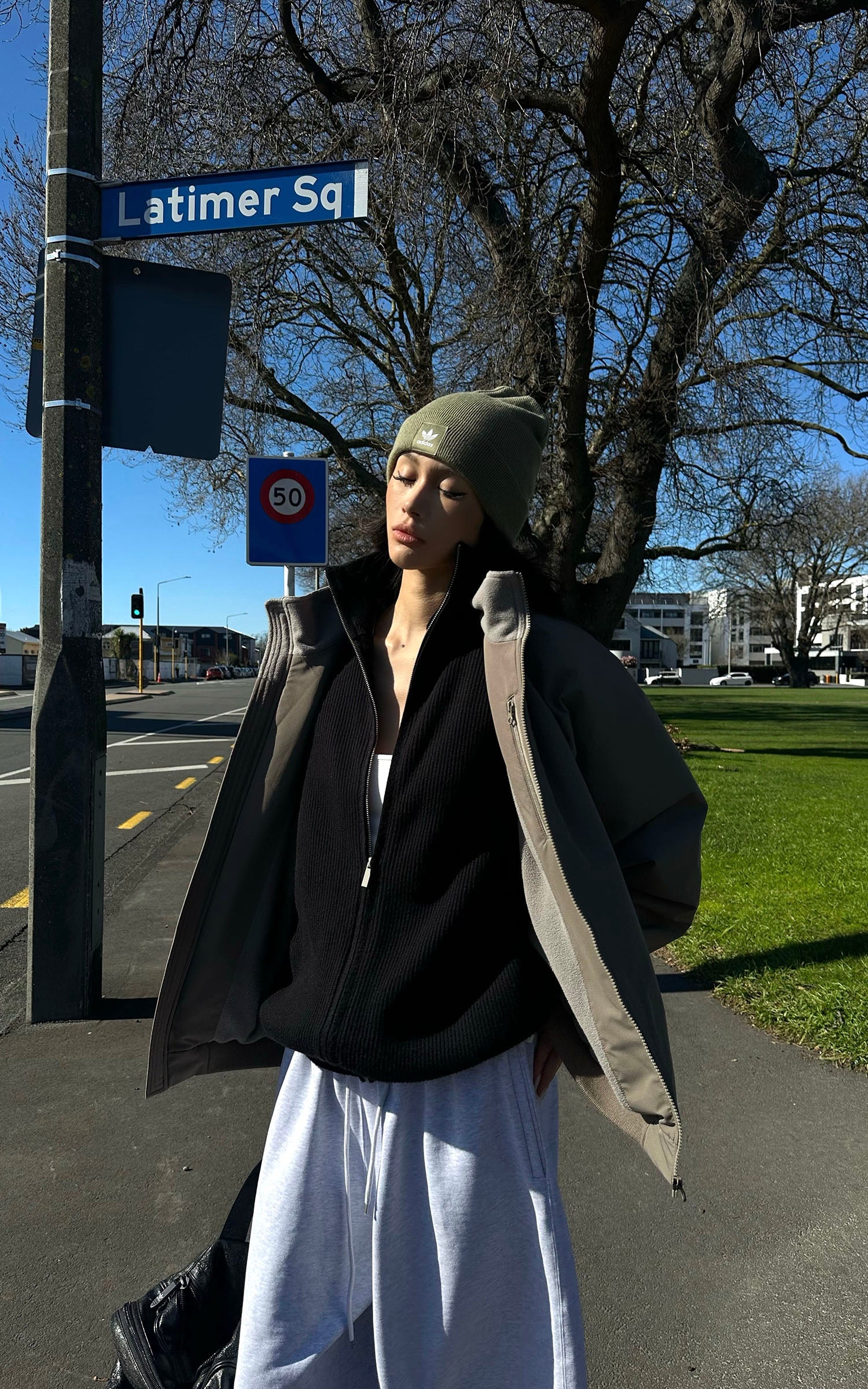 0122stepll ジップアップニットカーディガンジャケット