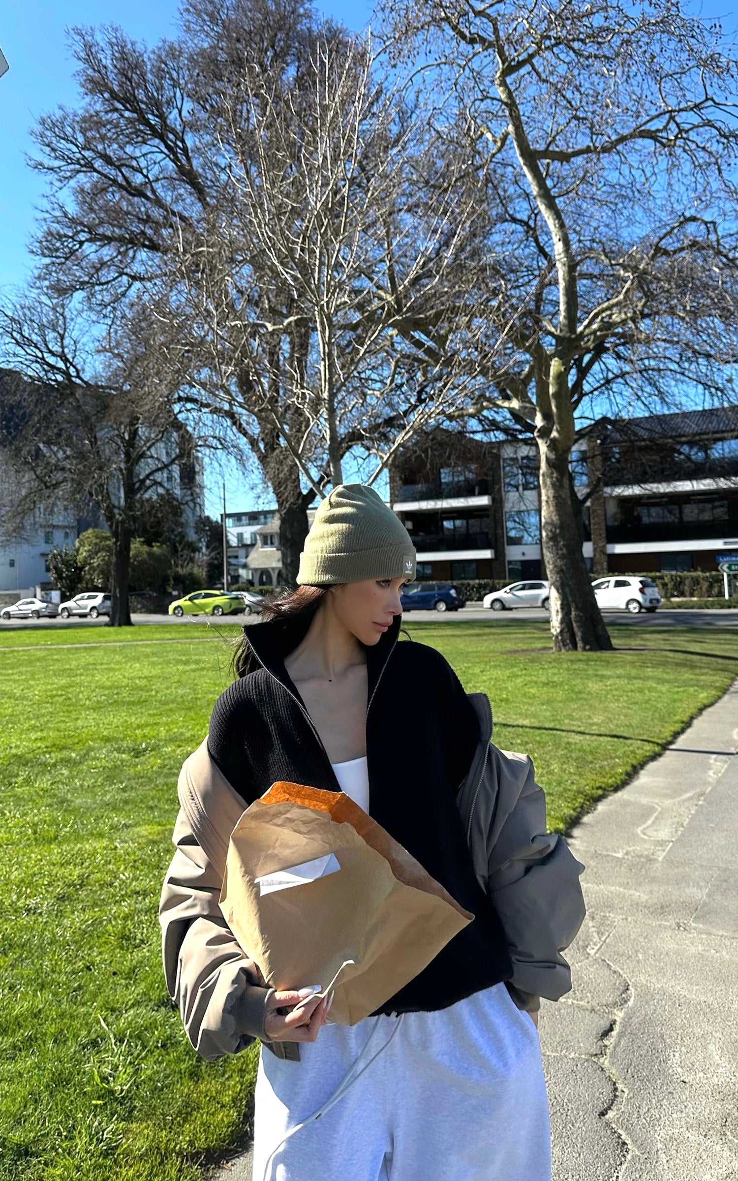 0122stepll ジップアップニットカーディガンジャケット