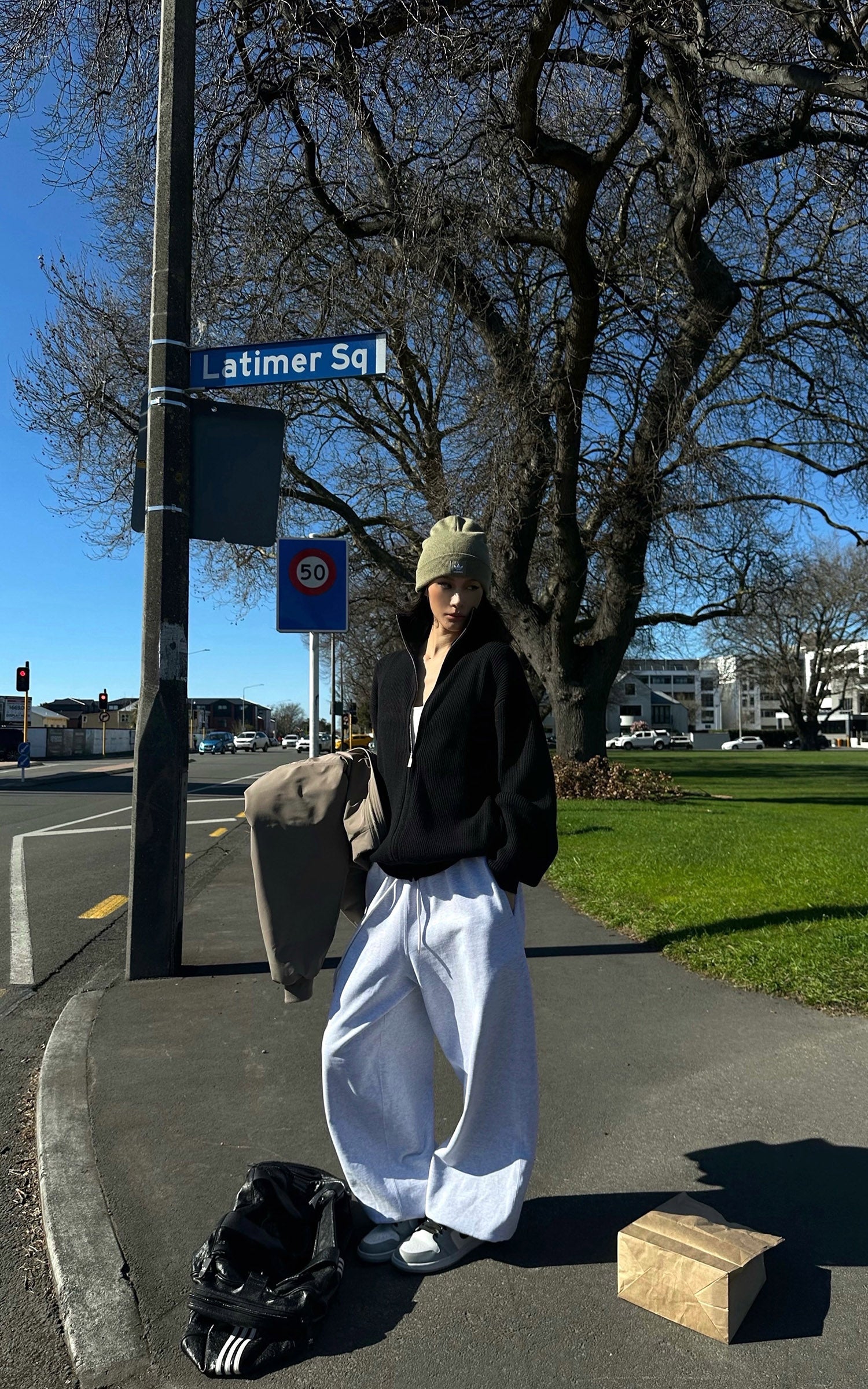 0122stepll ジップアップニットカーディガンジャケット