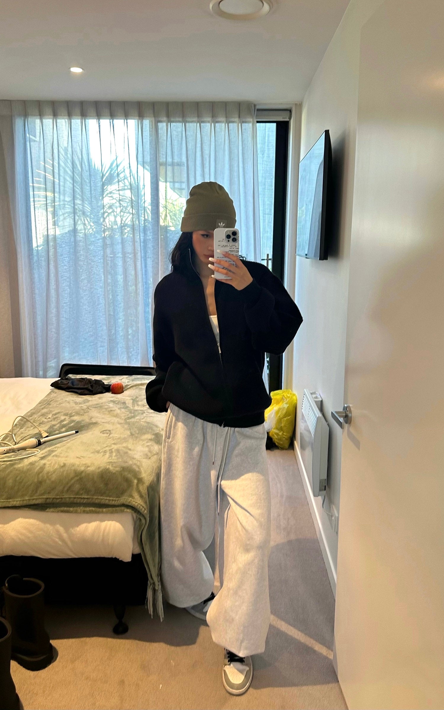 0122stepll ジップアップニットカーディガンジャケット