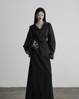 DOINDULGE Asymmetric Twisted Shirt with Sculptural Silhouette