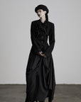 DOINDULGE Deconstructed Frayed Wool Top