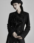 DOINDULGE Deconstructed Frayed Wool Top