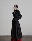 DOINDULGE Dual Layer Sculptural Bubble Hem Skirt