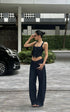 ROVENTE Sculpted Balloon Denim Trousers - PINKPARKS