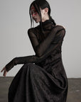 DOINDULGE Shadow Jacquard Maxi Dress
