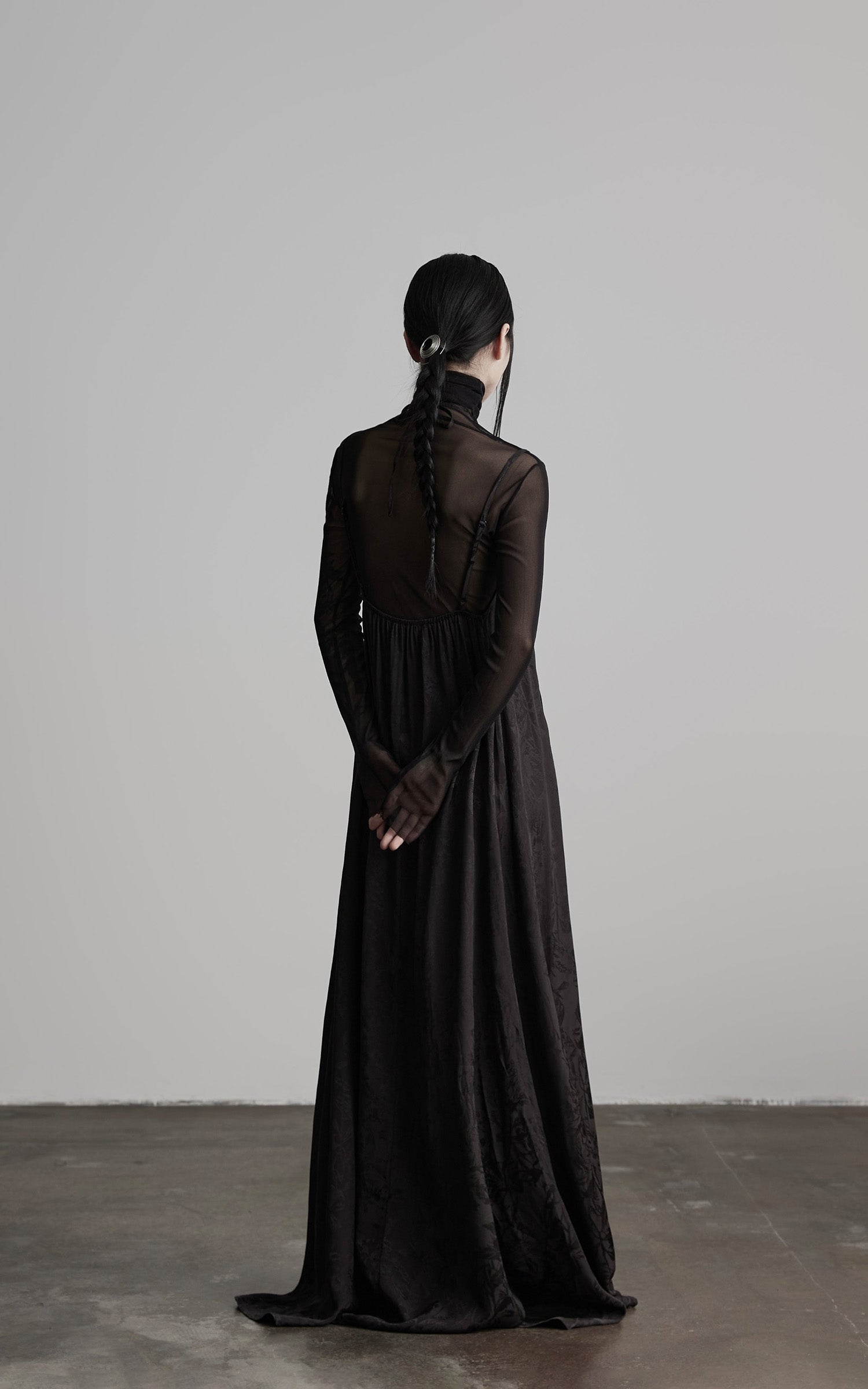 DOINDULGE Shadow Jacquard Maxi Dress