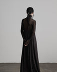 DOINDULGE Shadow Jacquard Maxi Dress