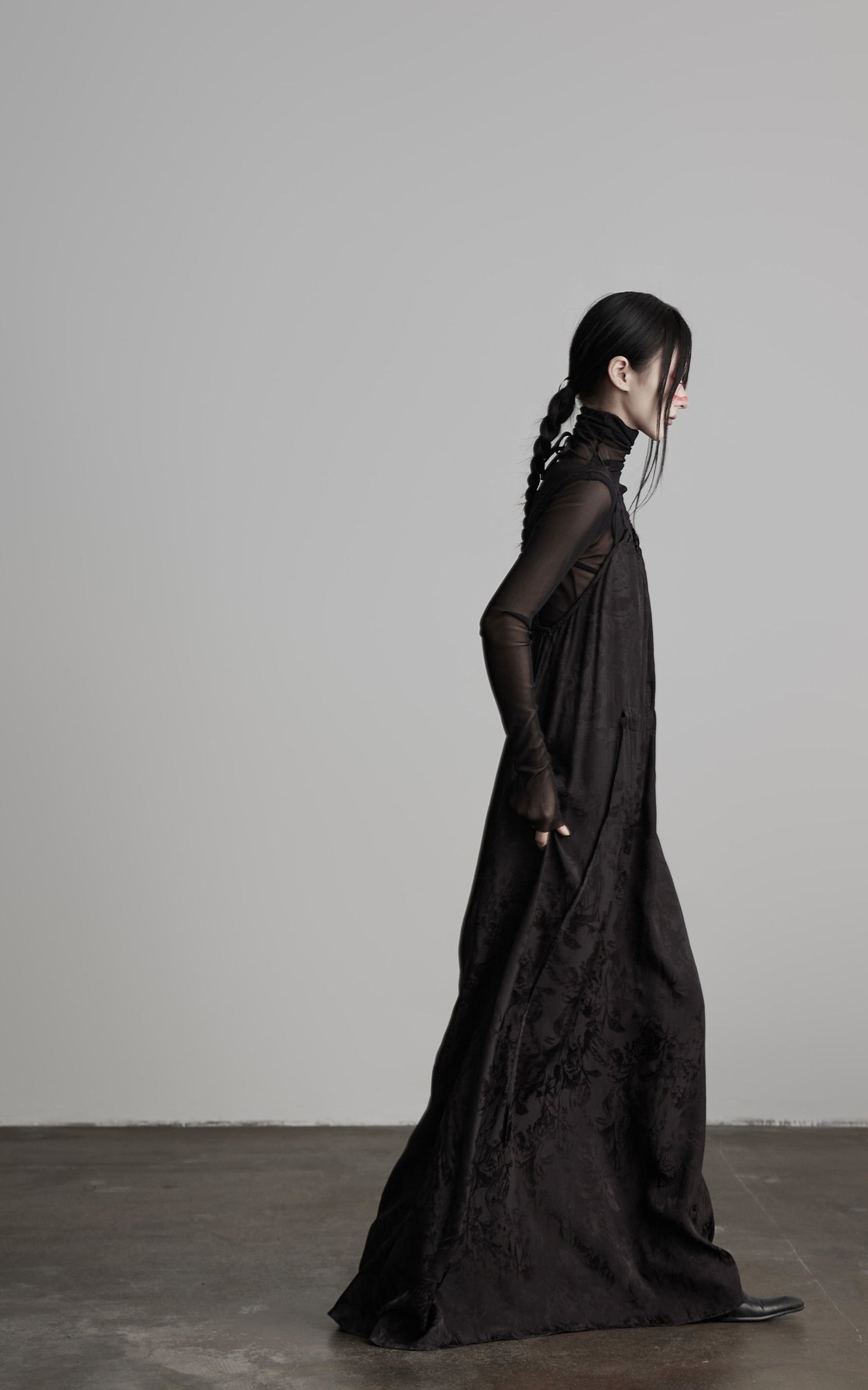 DOINDULGE Shadow Jacquard Maxi Dress
