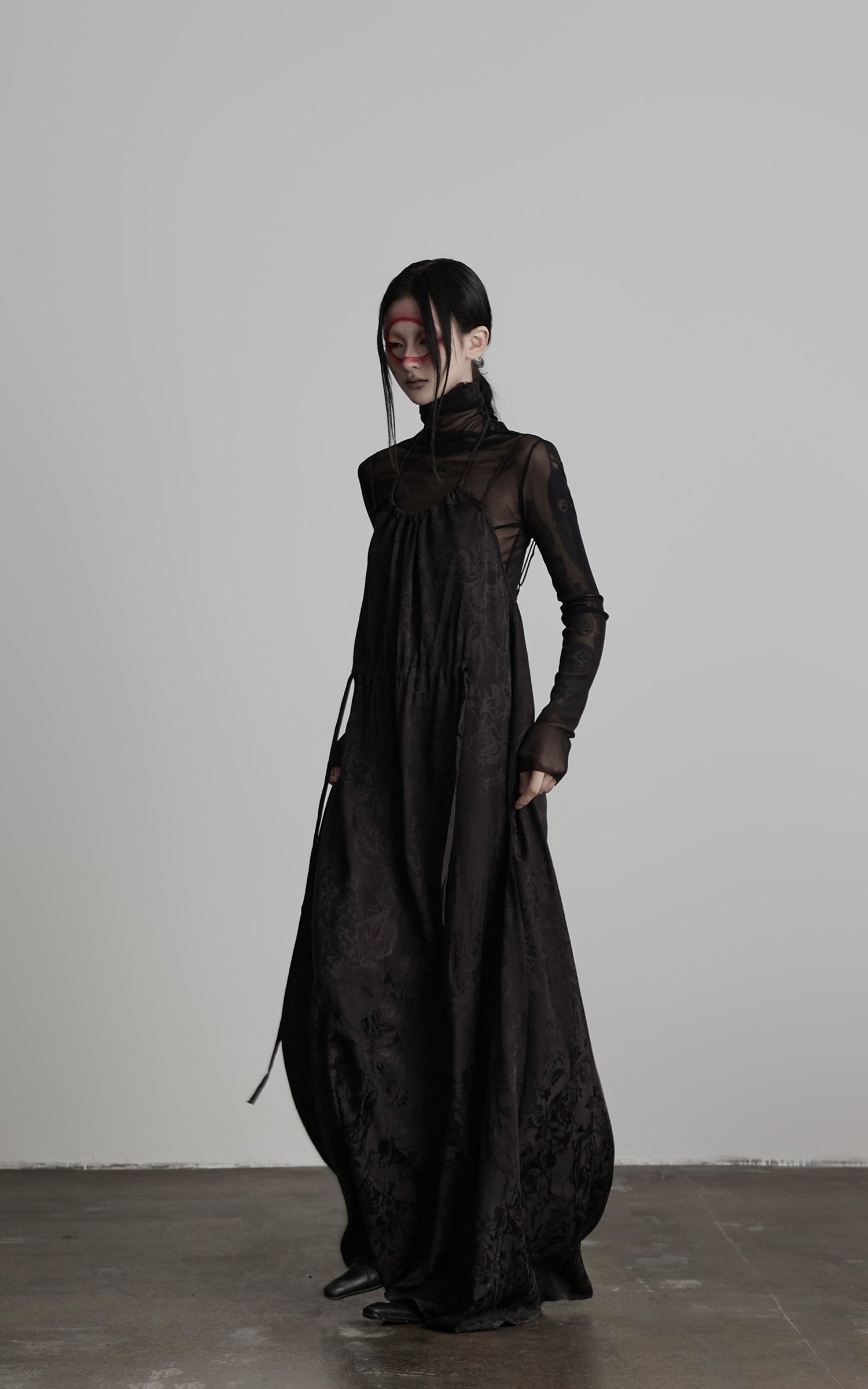 DOINDULGE Shadow Jacquard Maxi Dress