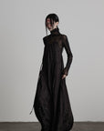 DOINDULGE Shadow Jacquard Maxi Dress
