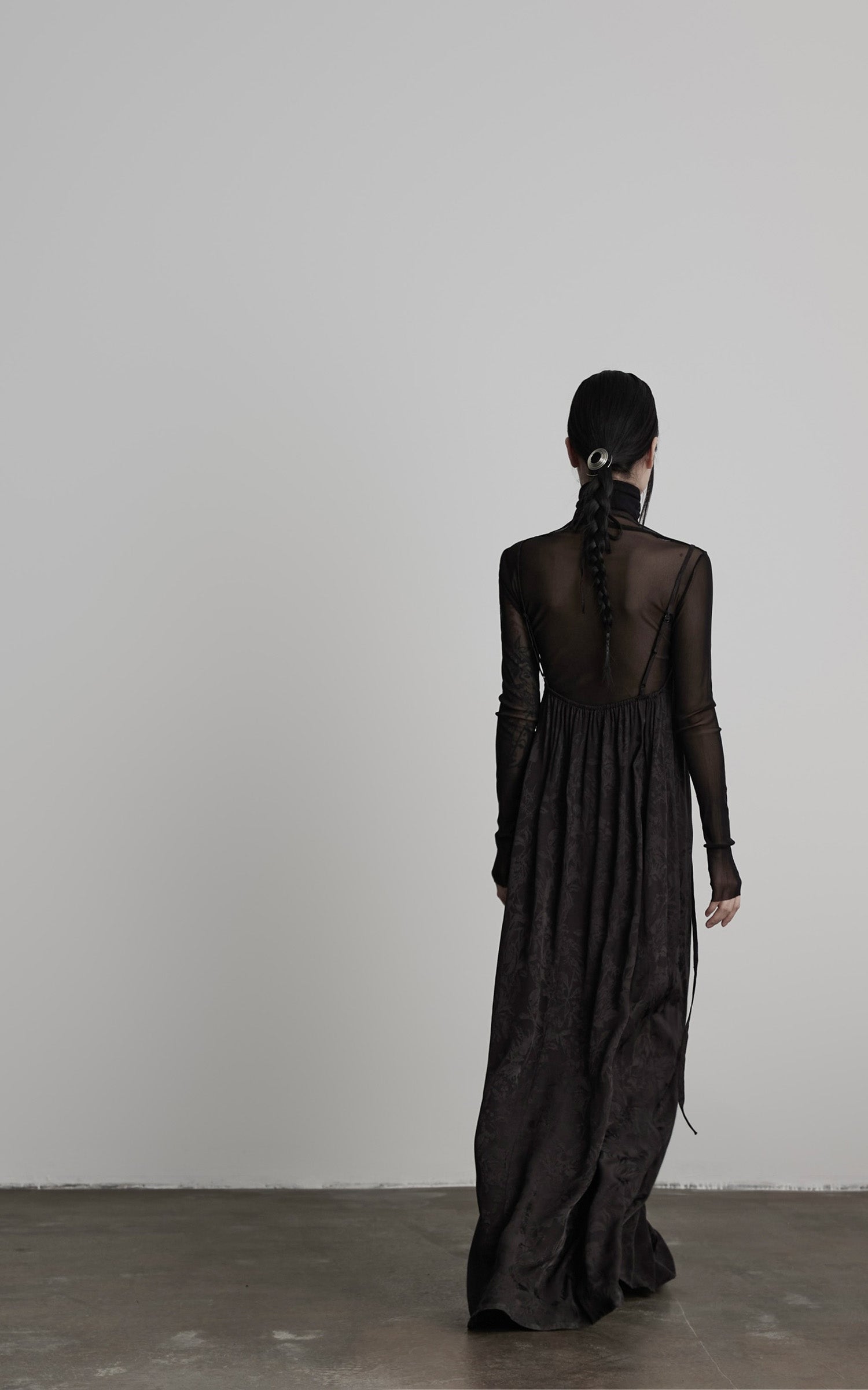 DOINDULGE Shadow Jacquard Maxi Dress
