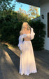Rase le sol Bow-detail Strapless Long Sleeve Skirt Set - PINKPARKS