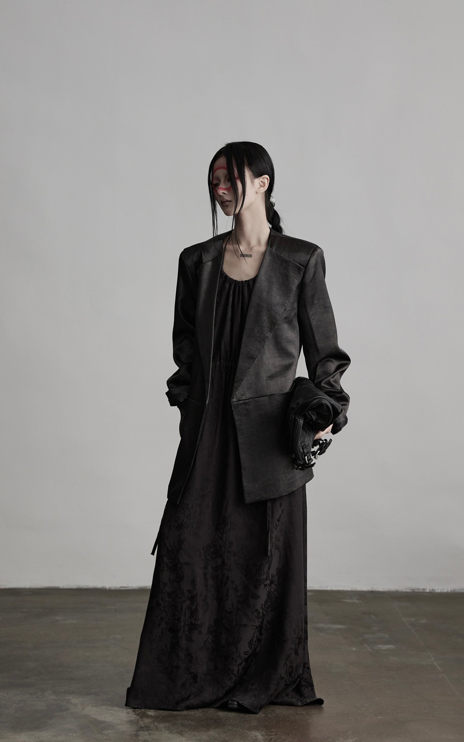 DOINDULGE Shadow Jacquard Maxi Dress
