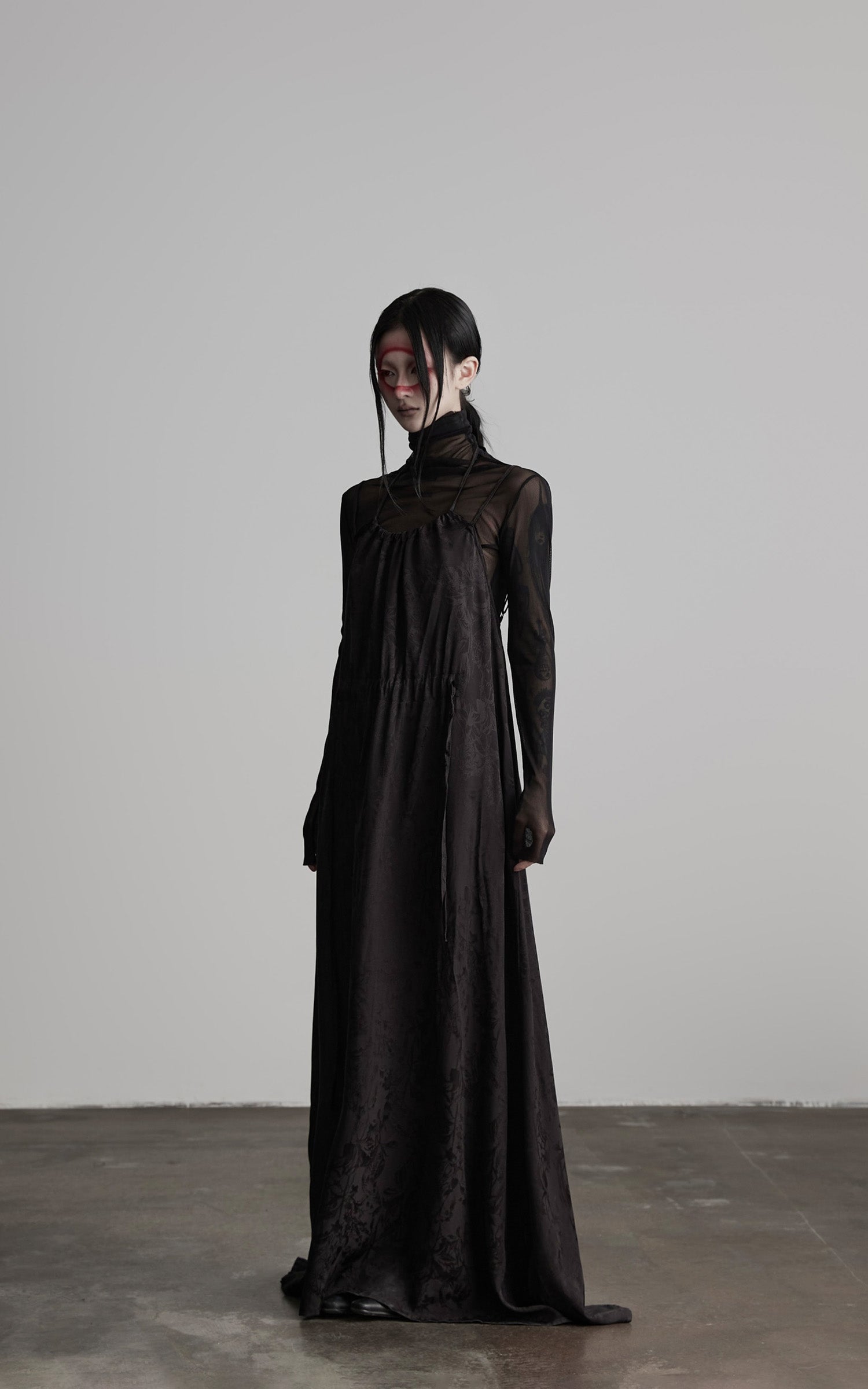 DOINDULGE Shadow Jacquard Maxi Dress