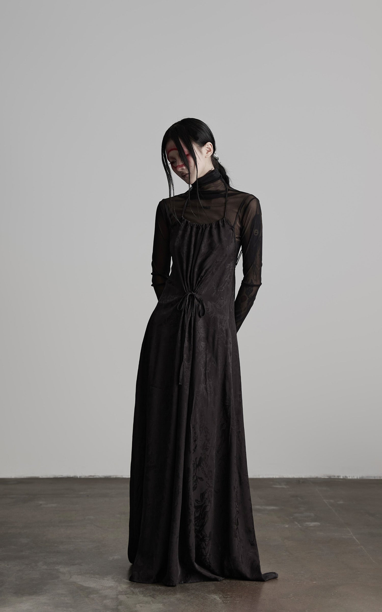 DOINDULGE Shadow Jacquard Maxi Dress