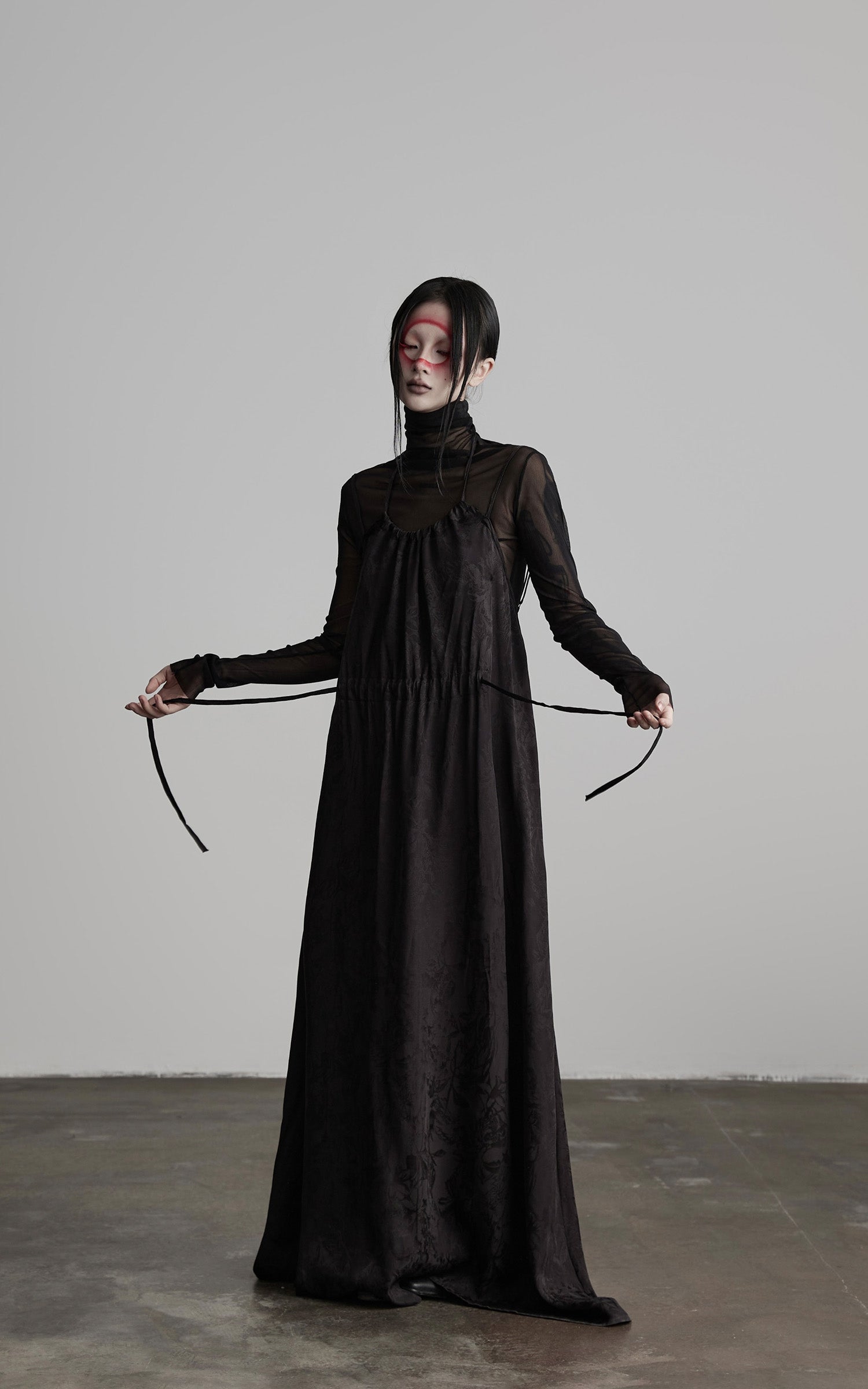 DOINDULGE Shadow Jacquard Maxi Dress