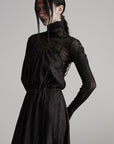 DOINDULGE Shadow Jacquard Maxi Dress