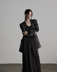 DOINDULGE Shadow Jacquard Maxi Dress