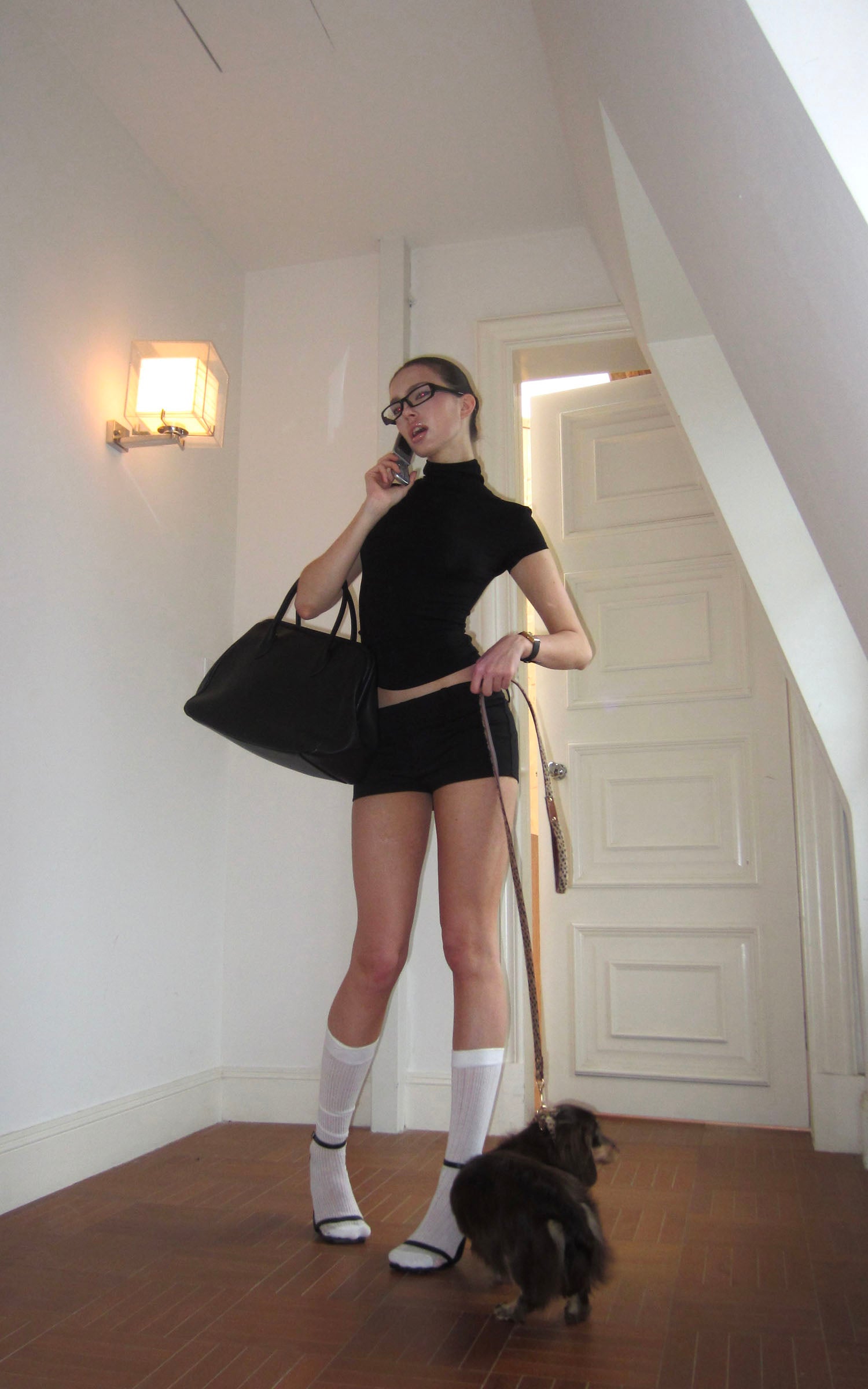 0122stepll Haut à épaules structurées et col montant