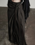 DOINDULGE DrapedWrap Wide-Leg Pants