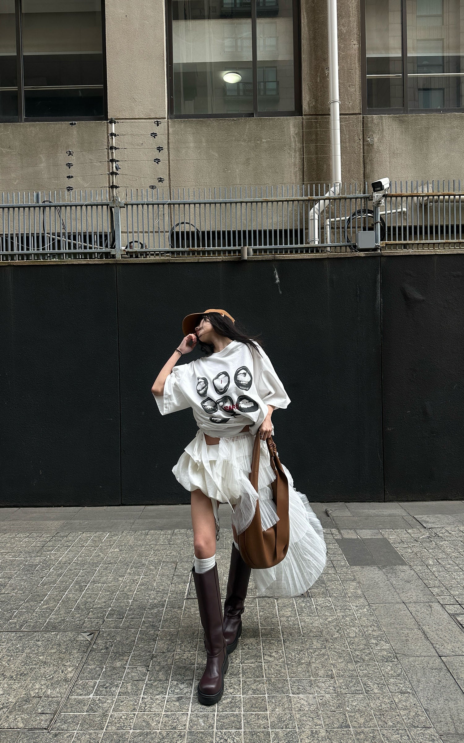 WARDEN EDGE アシンメトリー レイヤード スカート セット – PINKPARKS