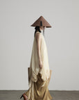 DOINDULGE Ethereal Draped Halter Dress with Voluminous Silk Layers