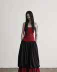 DOINDULGE Curved-Bound Halter Tank Top