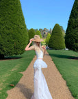 Rase le sol Layered Ruffle Sheer Skirt - PINKPARKS